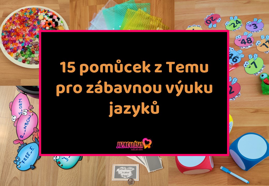 15 pomůcek z Temu pro zábavnou výuku jazyků