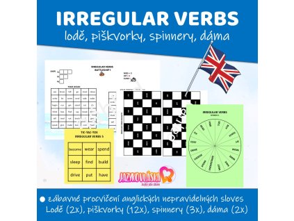 irregular verbs lode piskvorky spinnery dama