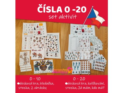 cisla 0 20 set aktivit