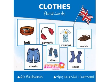 clothes flashcards set pdf anglictina
