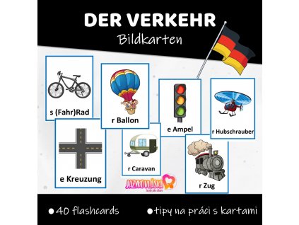 verkehr bildkarten nemecke flashcards