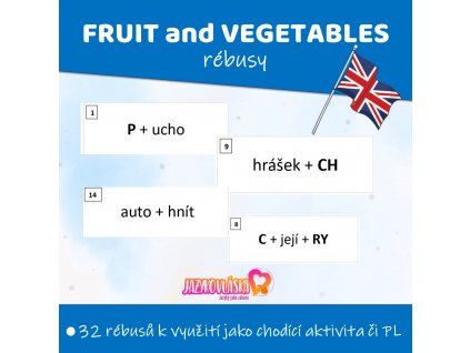 fruit and vegetables rebusy