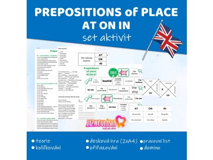 prepositions of place at on in set aktivit