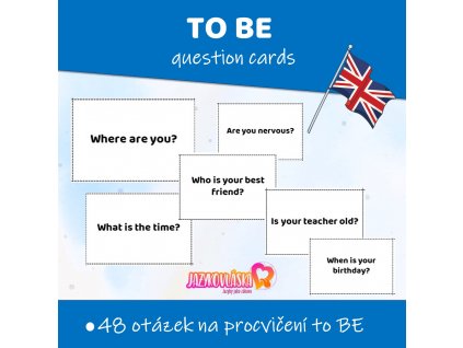 to be question cards anglictina konverzace
