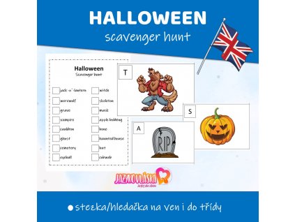 halloween hledacka scavenger hunt