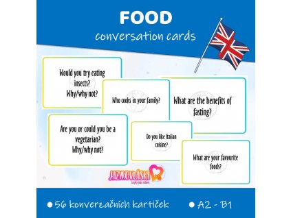 food conversation cards english pdf