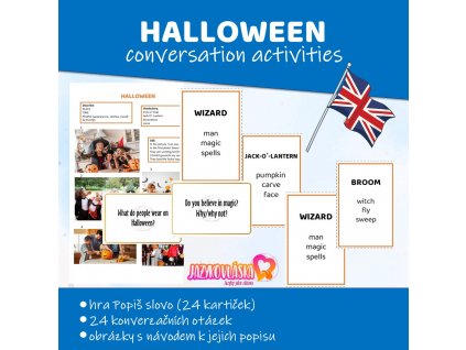 halloween conversation activities anglictina