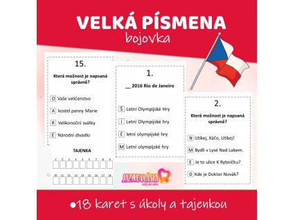 velka pismena bojovka cestina