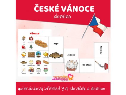 ceske vanoce domino s textem