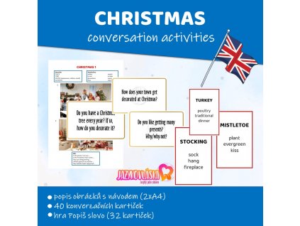 christmas conversation activities anglicka konverzace