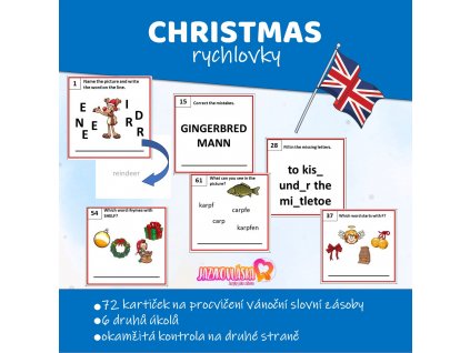 christmas rychlovky anglicka slovni zasoba