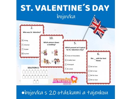 st valentines day bojovka anglictina