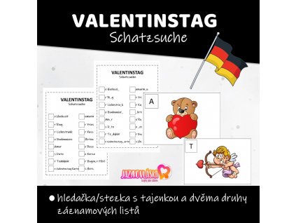 valentinstag schatzsuche hledacka nemcina