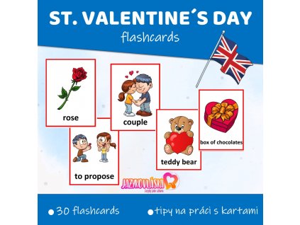 st valentines day flashcards