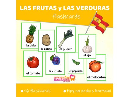 frutas verduras flashcards spanelstina pdf