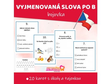 vyjmenovana slova po b bojovka