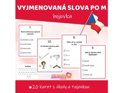 vyjmenovana slova po m bojovka