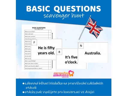basic questions scavenger hunt