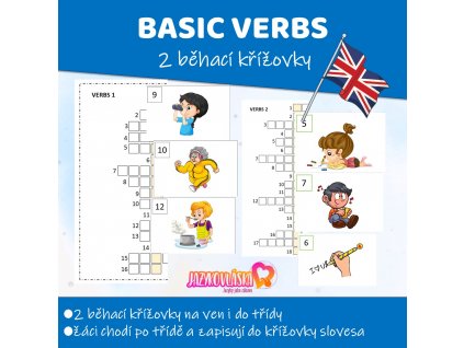 basic verbs behaci krizovky anglicka slovesa