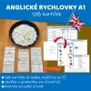 Anglické rychlovky A1 opakovací kartičky