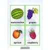 fruit and vegetables flashcards anglicke karty