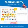 clen neurcitý indefinite article pracovni list hra