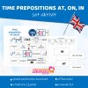 time prepositions at on in set aktivit