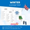 winter scavenger hunt anglicka hra