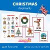 christmas flashcards vyukove karty anglictina