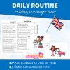daily routine scavenger hunt reading