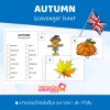 autumn scavenger hunt hledacka anglictina