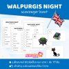 Walpurgis night scavenger hunt