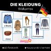kleidung bildkarten flashcards nemcina