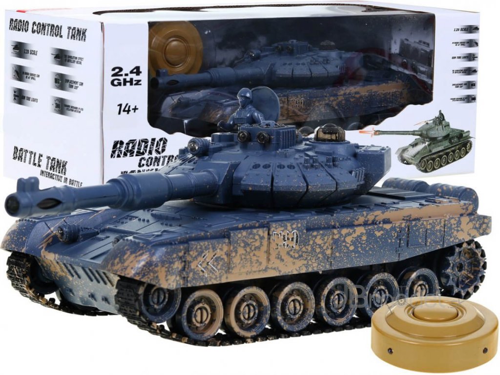RC tank T-90 kamufláž 1:28 2.4 GHZ infra