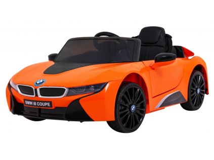 Elektrické autíčko BMW i8 2x45W oranžové