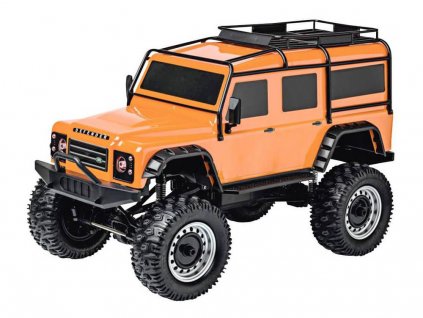 RC auto LAND ROVER DEFENDER CRAWLER 4X4 RTR 1:8 oranžová