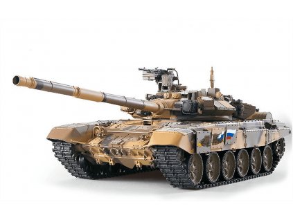 RC tank T-90 1:16 - airsoft, dym, zvuk, kov. prevodovka