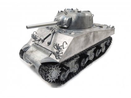 RC tank M4A3 Sherman True sound RTR - IR, 2.4 Ghz proporcionál, celokov