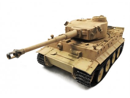 RC tank Tiger I Metal RTR TRUE Sound - 2.4Ghz proporcionál, Desert Yellow