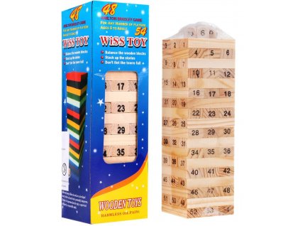 Veža Jenga drevená