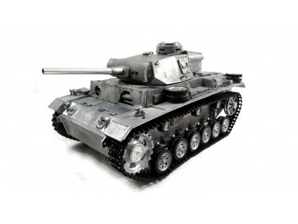 RC tank Panzer III Metal 1:16 RTR TRUE Sound