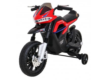 Elektrická detská motorka Night Rider červená
