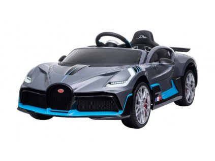 Elektrické autíčko Bugatti Divo 2x45W sivé