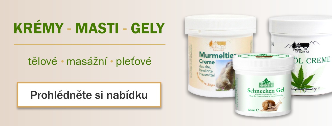 Krémy, masti, gely
