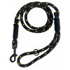 Černo-žluté klasické vodítko pro psy vodítko pro psy, lanové vodítko, dlouhé vodítko 1.3 - 2m, vodítko pro malé, střední a velké psy, vodítko z horolezeckého lana