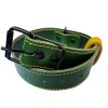 Zelený 01 obojek pro psy, obojek pro psy z pravé hovězí kůže 1