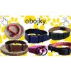 obojky z pravé hovězí kůže, obojky pro psy, obojky z kůže, kožené obojky, paracordové obojky, pletené obojky, výcvikové obojky, obojky pro zvířata, stahovací obojky, lanové obojky