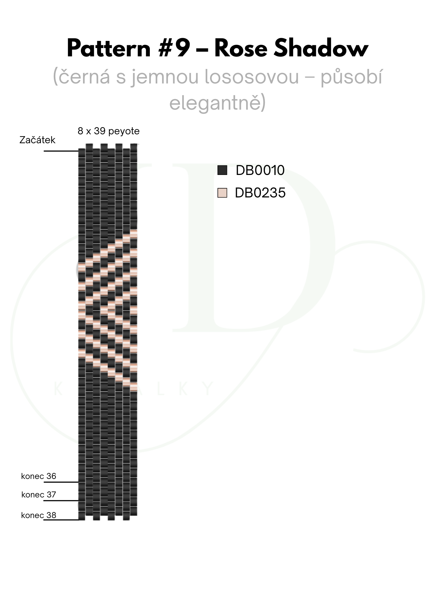 Vzor č.9 – Rose Shadow