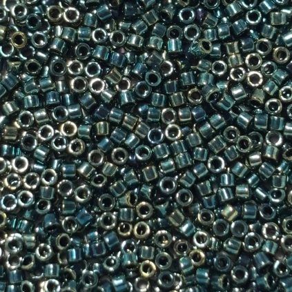 Miyuki Delica 11/0 Metallic Iris Blue Green DB1006