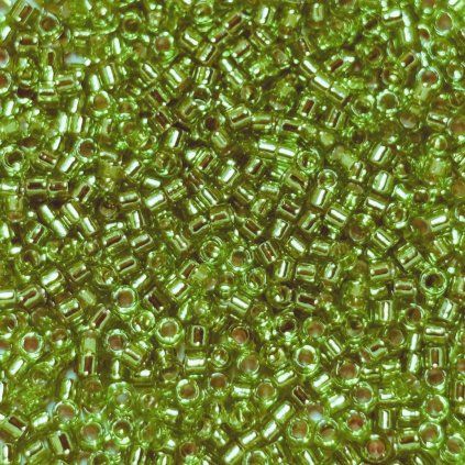 Miyuki Delica 11/0 Silverlined Lime DB1206